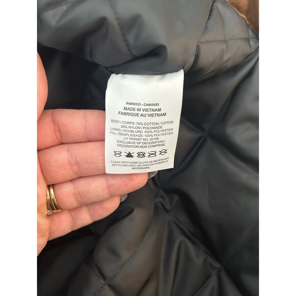 Nike Mens Waxed Canvas Work Jacket Fn3130-281 Mens XS Utility Quilted Lining - Picture 8 of 10